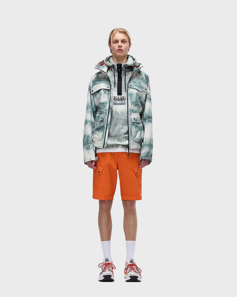 Napapijri Tora Half Zip Hoodie Groen