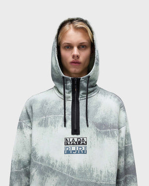 Napapijri Tora Half Zip Hoodie Groen