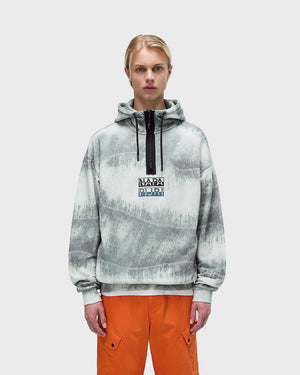 Napapijri Tora Half Zip Hoodie Groen