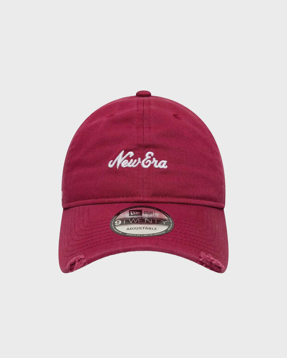 New Era 9Twenty Distress Cap Rood