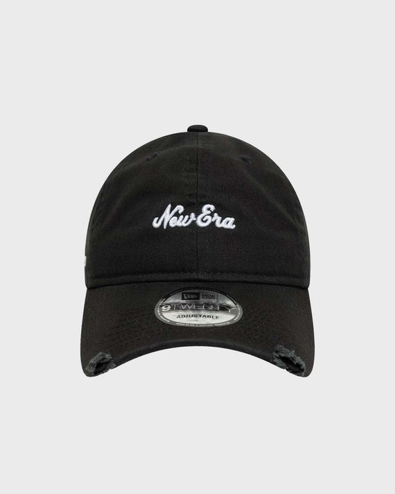 New Era 9Twenty Distress Cap Zwart