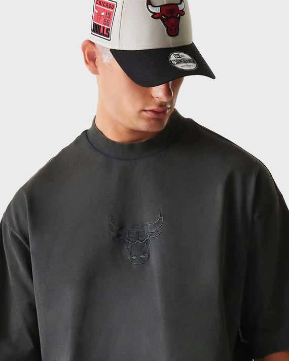 New Era Box Bulls T-shirt Grijs