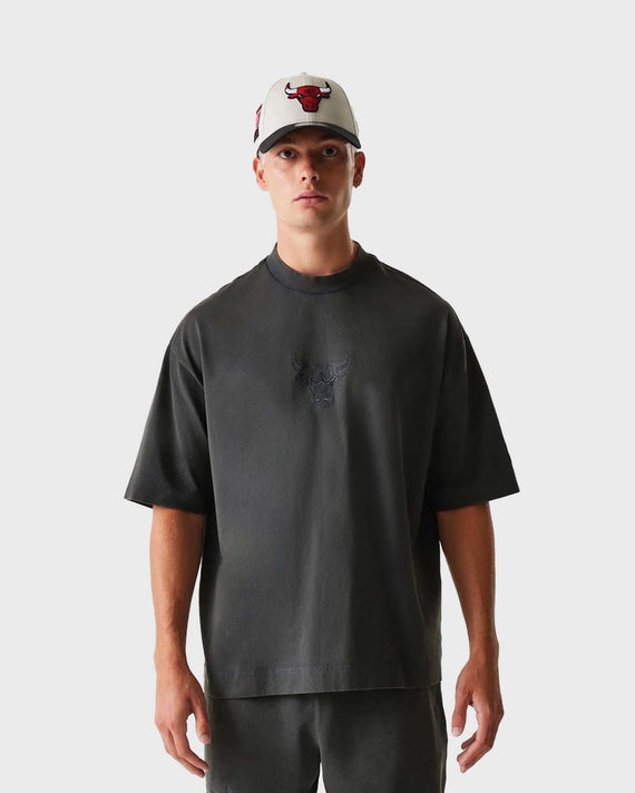 New Era Box Bulls T-shirt Grijs