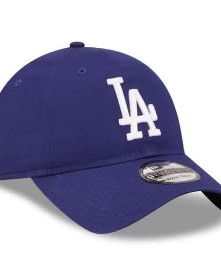 New-Era-Los-Angeles-Dodgers-MLB-9Forty-Cap-Blauw-zijkant-Links