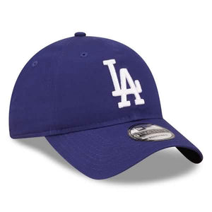 New-Era-Los-Angeles-Dodgers-MLB-9Forty-Cap-Blauw-zijkant-Links