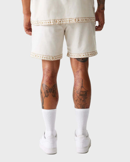 New York Yankees Taping Shorts Off White