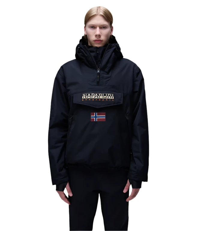 Napapijri Rainforest Next Anorak Jacke Schwarz