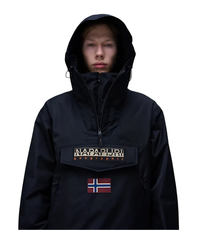 Veste Napapijri Rainforest Next Anorak Noir