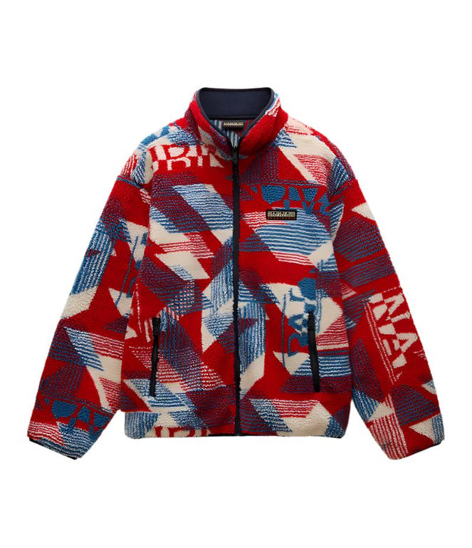 Napapijri Teddy Argient Jacket Red