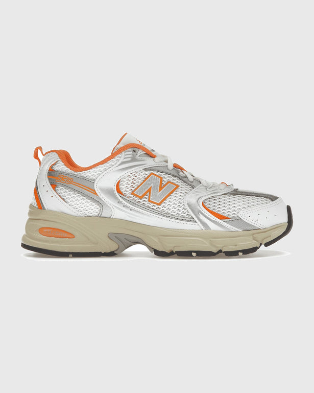 New balance 530 EB orangje wit Rechteraanzicht