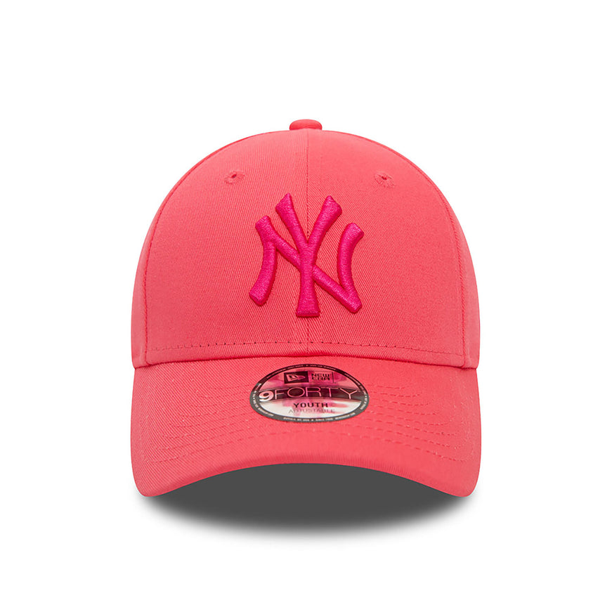 New-York-Yankees-9Forty-Youth-Cap-Neon-Pink-Center