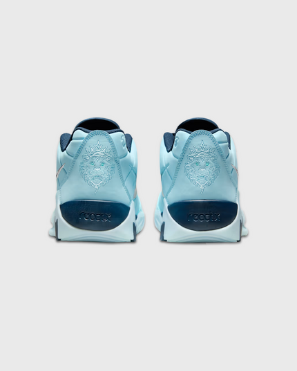 Nike LeBron Witness 9 Basketbalschoen Blauw achteraanzicht