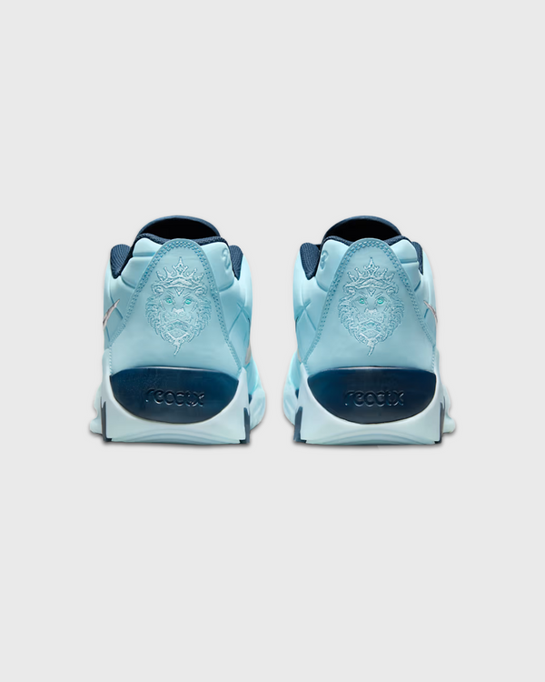 Nike LeBron Witness 9 Basketbalschoen Blauw achteraanzicht