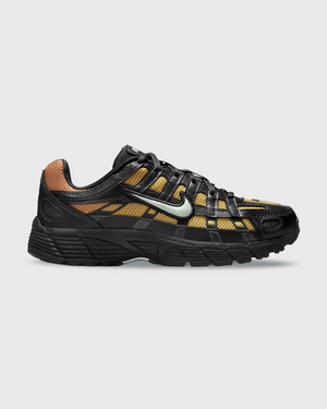 Nike P-6000 Zwart Oranje Geel Fade binnenkant zijaanzicht