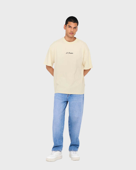 Only & Sons Louis T-shirt Creme