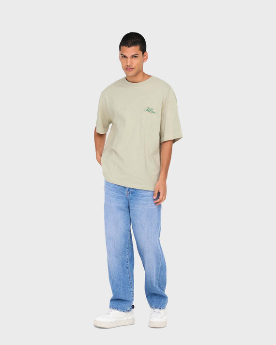 Only & Sons Pasadena Oversized T-shirt Groen