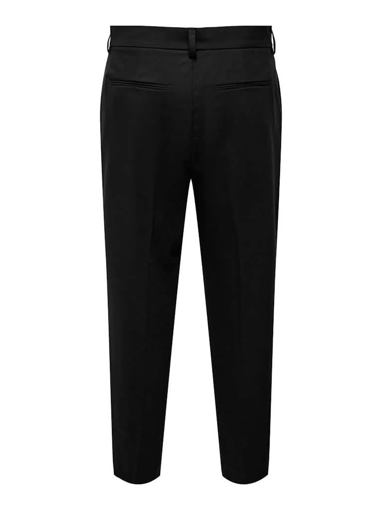 Pale-Pleat-Loose-Pantalon-Black-Front