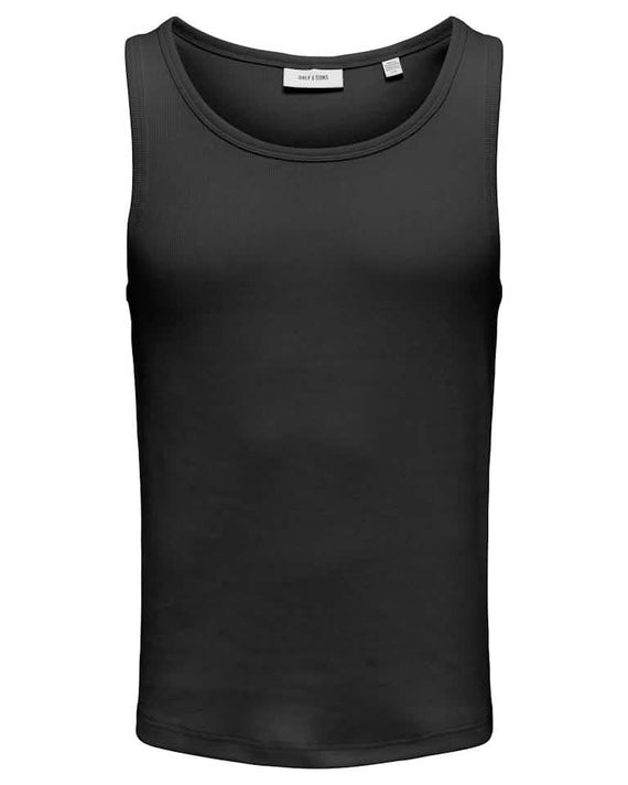 Only & Sons Tanner Tank Top Zwart