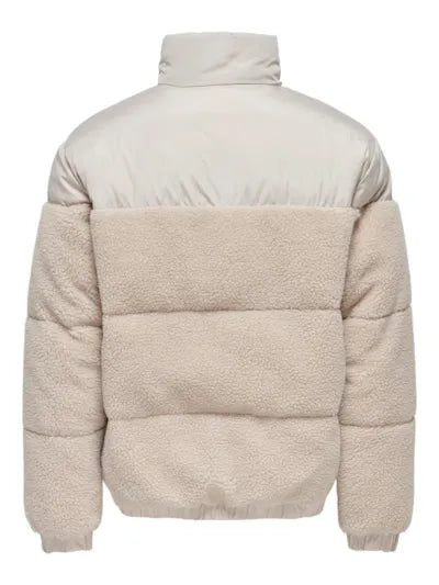  Only & Sons Eli Sherpa Pufferjacke Beige