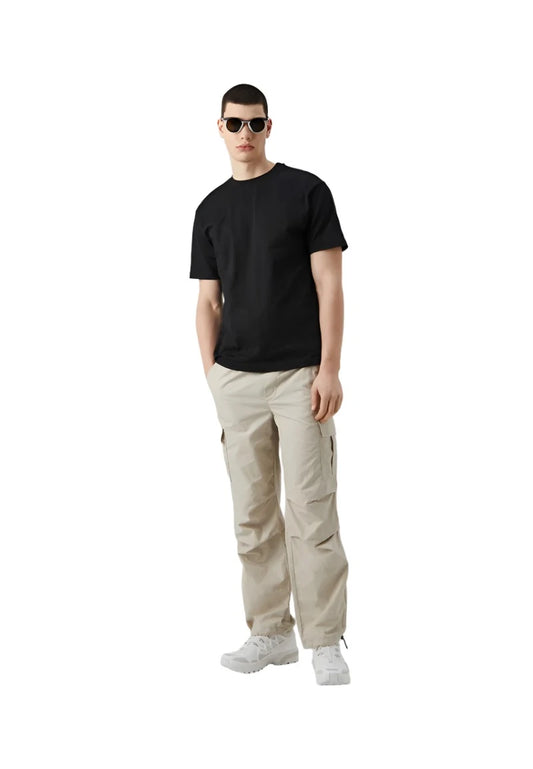 Only-&-Sons-Fred-Loose-Cargo-Pants-Beige-Model-voorkant