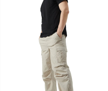 Only-&-Sons-Fred-Loose-Cargo-Pants-Beige-Model