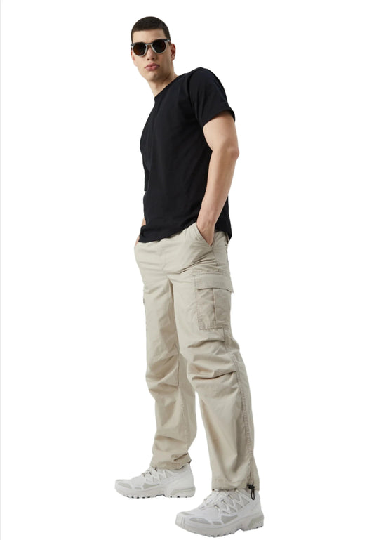 Only-&-Sons-Fred-Loose-Cargo-Pants-Beige-Model