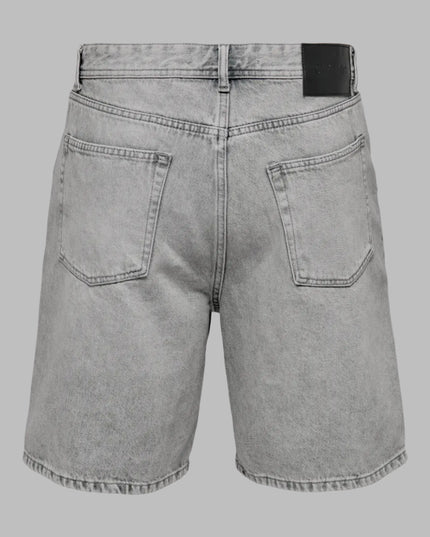 Only & Sons Fade Straight Fit Denim Short