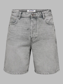 Only & Sons Fade Straight Fit Denim Short