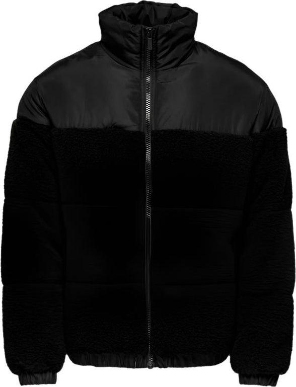 Only &amp; Sons Eli Sherpa Puffer Jacket Black