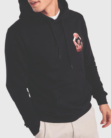 Only &amp; Sons Jordan You Fly Hoodie Zwart zijaanzicht