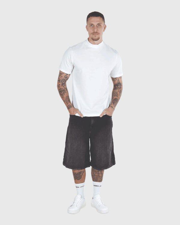 Only &amp; Sons Carl Balloon Short Zwart vooraanzicht