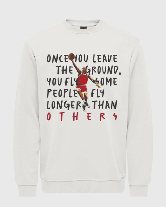 Only &amp; Sons Jordan Reg Crew Sweater Wit voor
