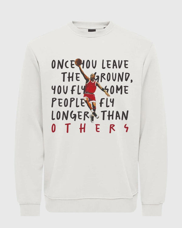 Only &amp; Sons Jordan Reg Crew Sweater Wit voor