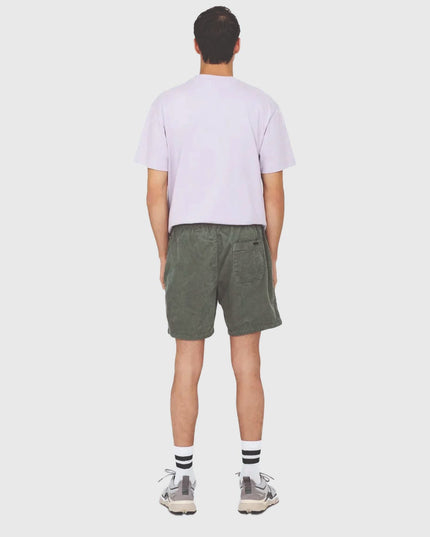 Only &amp; Sons Tel Corduroy Short Groen achteraanzicht