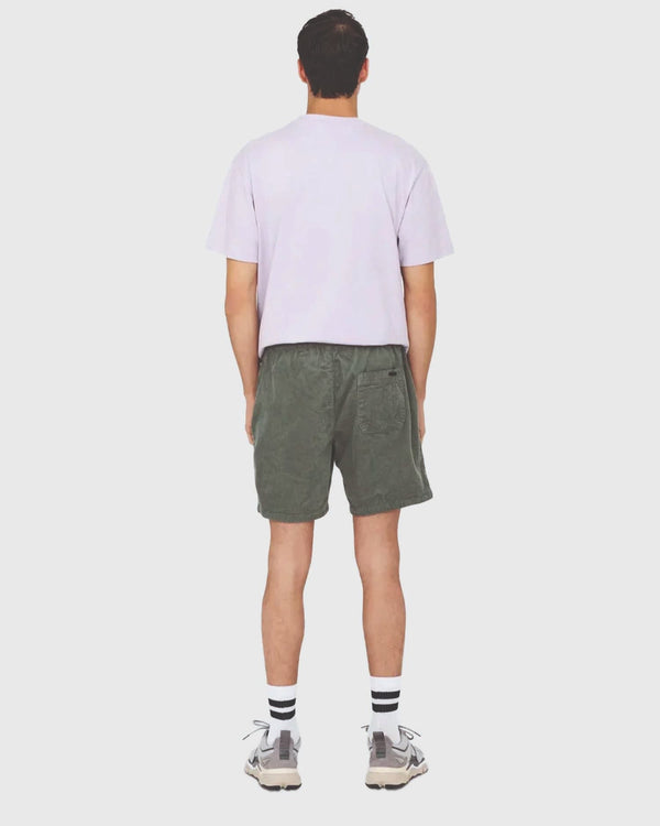 Only &amp; Sons Tel Corduroy Short Groen achteraanzicht