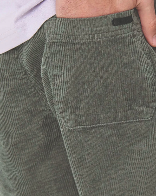 Only &amp; Sons Tel Corduroy Short Groen cu zakken