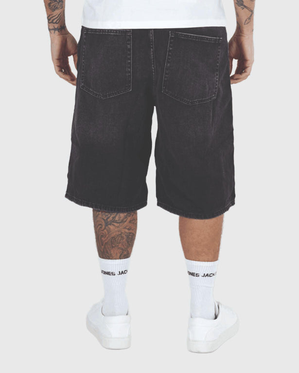 Only &amp; Sons Carl Balloon Short Zwart achteraanzicht