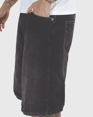 Only &amp; Sons Carl Balloon Short Zwart zijaanzicht