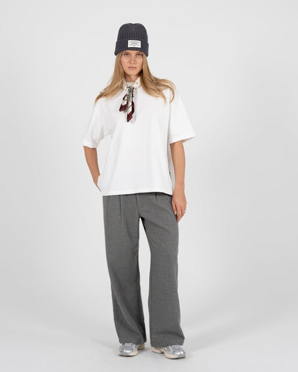 Prohibited Oversized T-shirt Gebroken Wit
