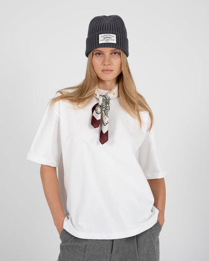 Prohibited Oversized T-shirt Gebroken Wit