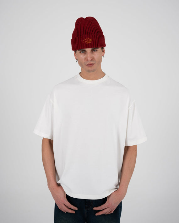 Prohibited Oversized T-shirt Gebroken Wit
