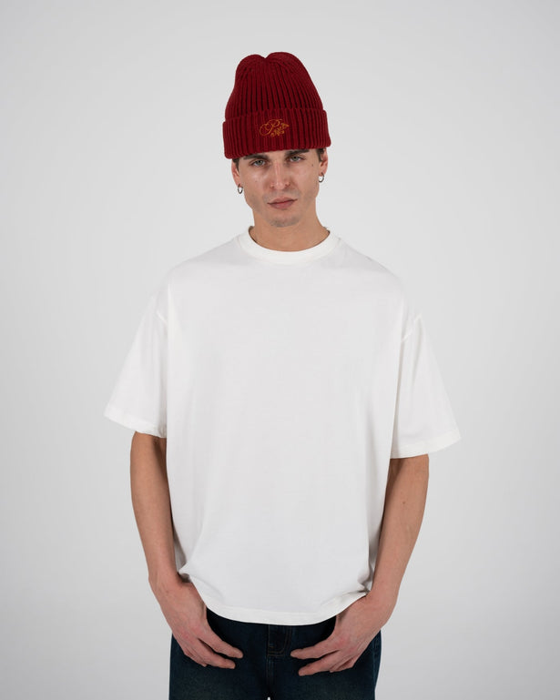 Prohibited Oversized T-shirt Gebroken Wit