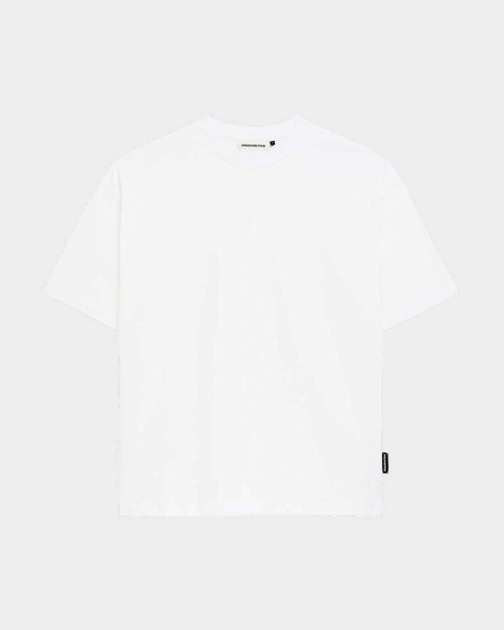 Prohibited Oversized T-shirt Gebroken Wit