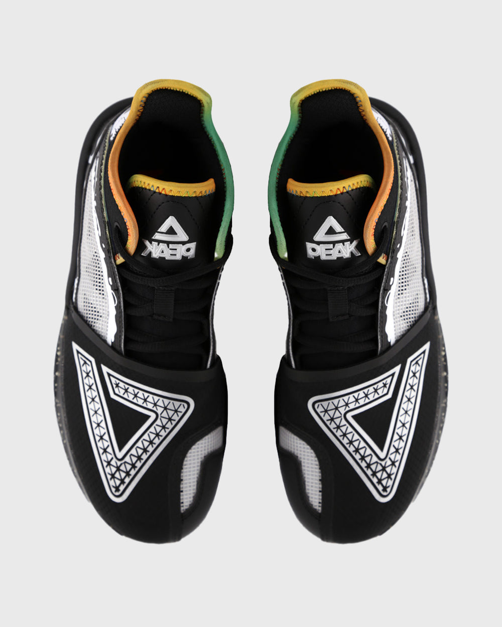 Peak Big Triangle Kinder Basketbalschoen Zwart