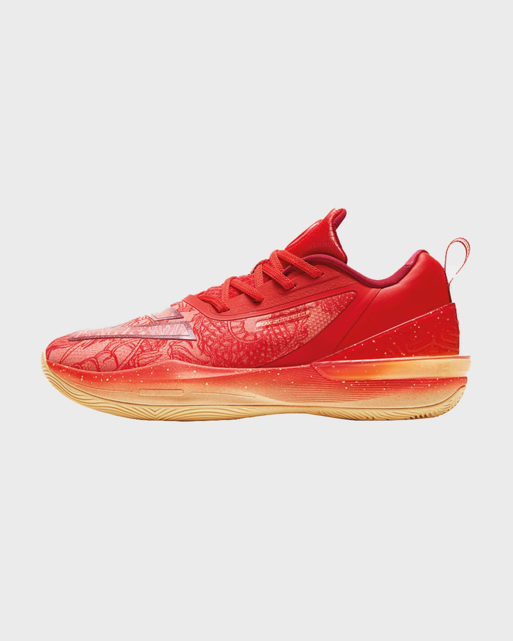 Peak Taichi Big Triangle 3 Basketbalschoen Rood