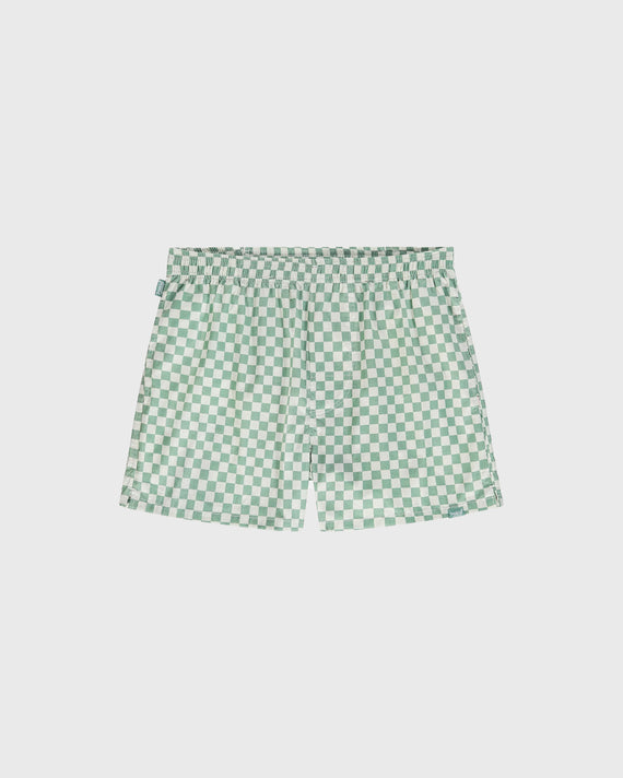 Green Checkered Boxer
