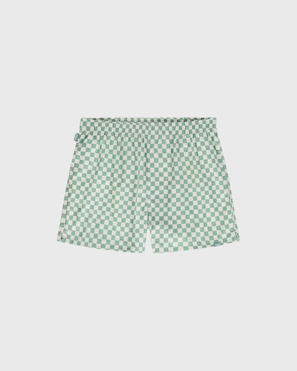 Green Checkered Boxer
