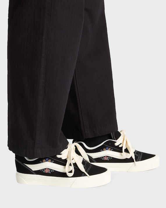 Vans Knu Skool Floral Sneaker Zwart