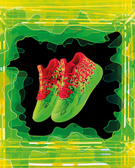 Puma MB.01 Thermal Basketbalschoen Groen