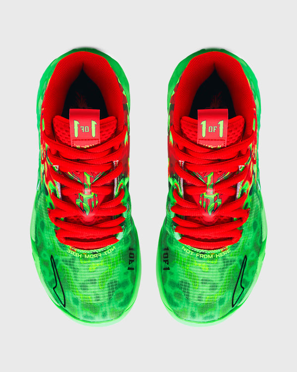 Puma MB.01 Thermal Basketbalschoen Groen JR